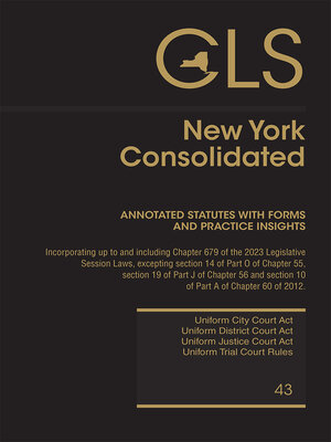 cover image of New York Consolidated Laws Service